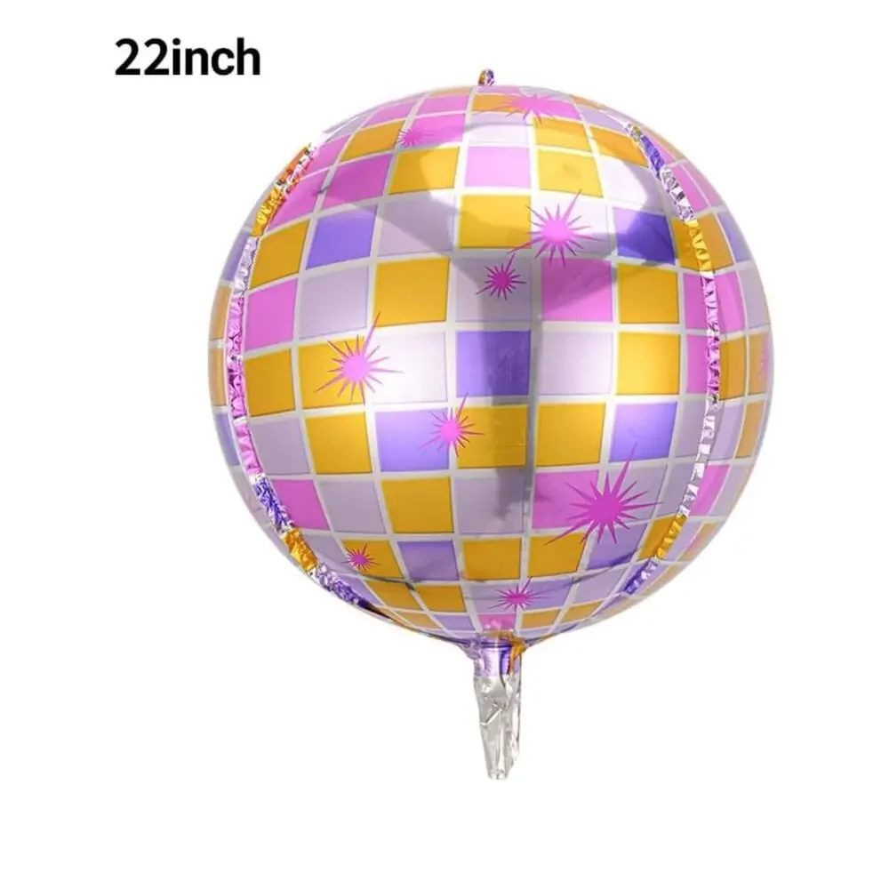 Inflatable Silver Kpop Guitar Balloons 22 Inch Disco Ball Music Note Demon Theme